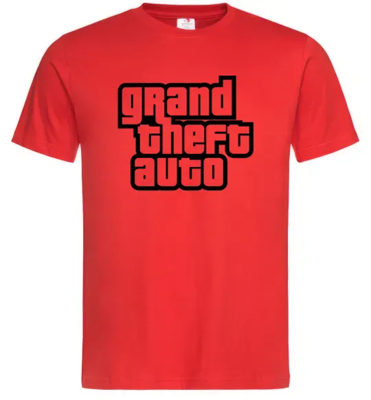 Чоловіча футболка GTA logo Червоний фото