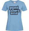 Жіноча футболка GTA logo Блакитний Жіноча футболка GTA logo Блакитний фото
