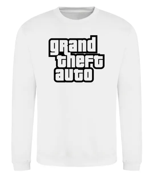 Світшот GTA logo Білий фото