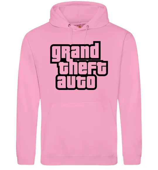 Чоловіча толстовка (худі) GTA logo Рожевий фото