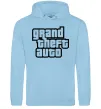 Женская толстовка (худи) GTA logo Голубой Женская толстовка (худи) GTA logo Голубой фото