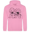 Женская толстовка (худи) Ліса та Барт Розовый Женская толстовка (худи) Ліса та Барт Розовый фото
