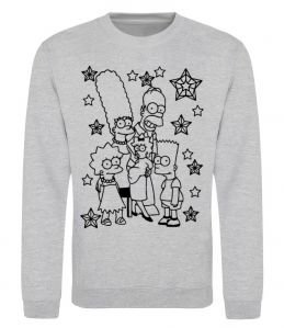 Світшот Сімпсони в зірках