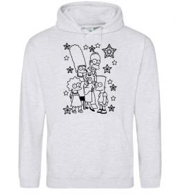 Жіноча толстовка (худі) Сімпсони в зірках