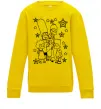 Детский Свитшот Сімпсони в зірках Солнечно желтый фото