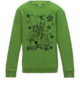 Дитячий світшот Сімпсони в зірках