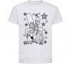 Детская футболка Симпсоны в звездах Белый фото