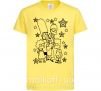 Дитяча футболка Симпсоны в звездах Лимонний фото