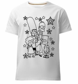 Чоловіча преміум футболка Сімпсони в зірках