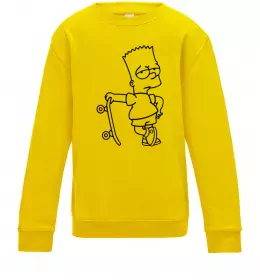 Детский Свитшот The Simpsons Homer Черный фото Детский Свитшот The Simpsons Homer Черный фото