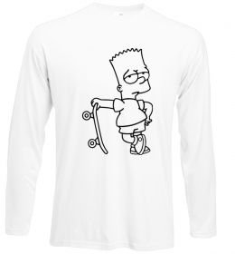 Лонгслів Барт зі скейтом Лонгслів Барт зі скейтом