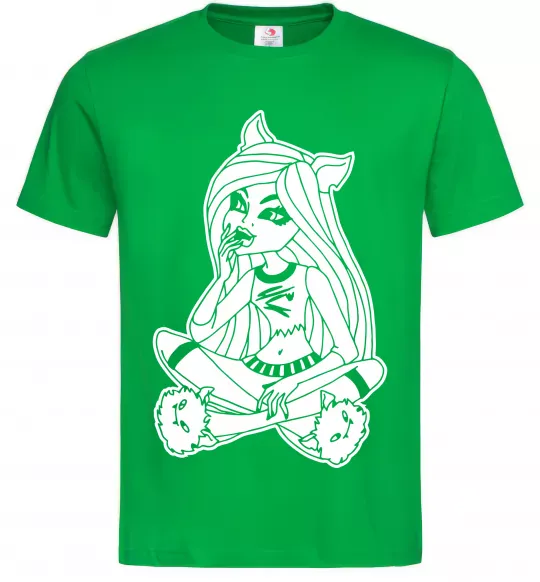 Мужская футболка Монстр в капцях Зеленый фото