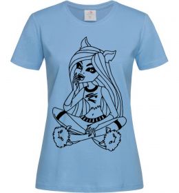 Женская футболка Монстр в капцях