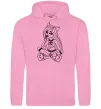Женская толстовка (худи) Монстр в капцях Розовый фото