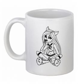 Чашка керамічна Монстр в капцях
