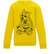 Детский Свитшот Монстр в капцях Солнечно желтый фото