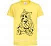 Детская футболка Монстр в тапочках Лимонный фото