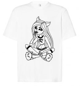 Футболка Оверсайз Монстр в капцях