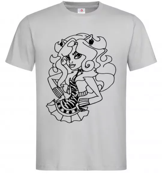 Чоловіча футболка Торалей в спідниці Сірий фото