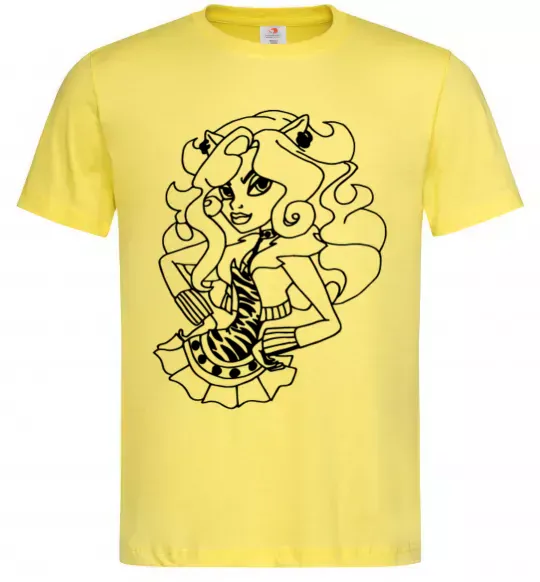 Чоловіча футболка Торалей в спідниці Лимонний фото