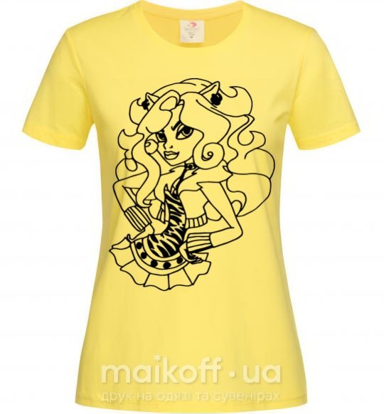 Жіноча футболка Торалей в юбке Лимонний фото