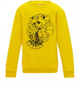 Детский Свитшот Монстр в капцях Серый меланж фото