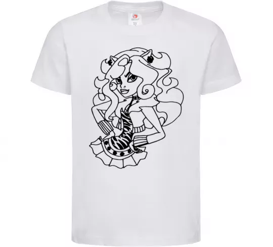 Детская футболка Торалей в спідниці Белый фото