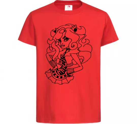 Детская футболка Торалей в спідниці Красный фото