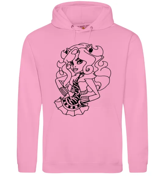 Чоловіча толстовка (худі) Торалей в спідниці Рожевий фото