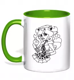 Чашка з кольоровою ручкою Чашка з кольоровою ручкою