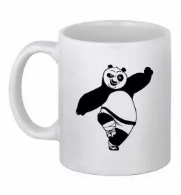 Чашка керамічна GANGSTA PANDA Білий фото