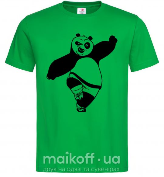 Чоловіча футболка Кунг фу панда Зелений фото