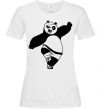 Женская футболка Кунг фу панда Белый фото