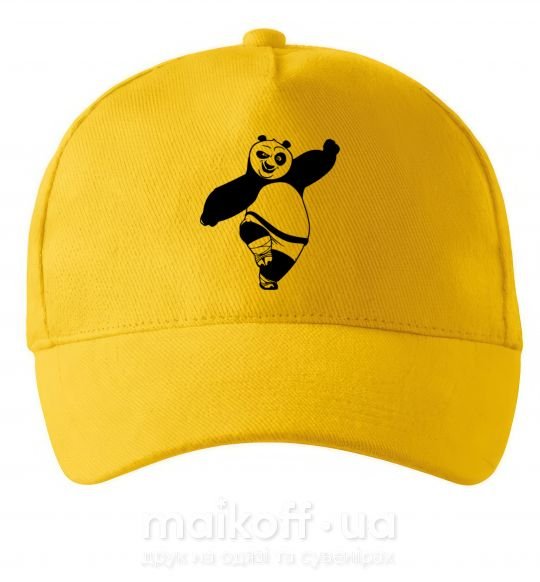 Кепка Кунг фу панда Солнечно желтый фото