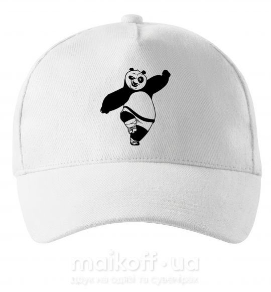 Кепка Кунг фу панда Білий фото