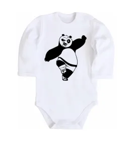 Дитячий бодік Panda swag Білий фото
