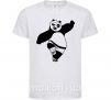 Дитяча футболка Кунг фу панда Білий фото