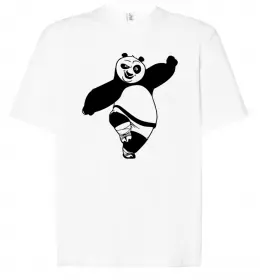 Футболка Оверсайз PINK PANDA Белый фото