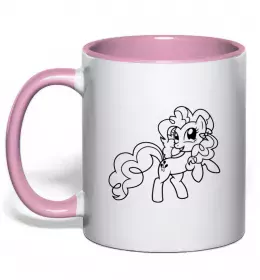 Чашка с цветной ручкой