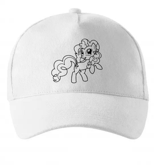 Кепка Пінкі Пай з бантом Белый фото