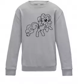 Детский Свитшот Флаттершай Черный фото