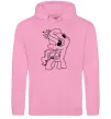 Женская толстовка (худи) Поні з короною Розовый фото