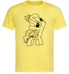 Мужская футболка Поні з короною Лимонный фото