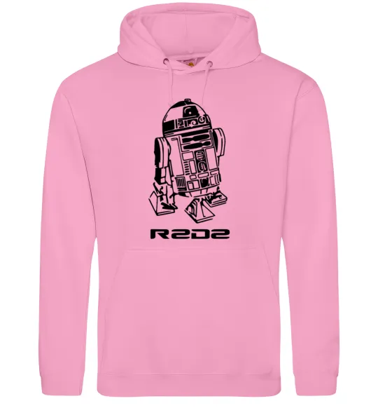Женская толстовка (худи) R2D2 Розовый фото