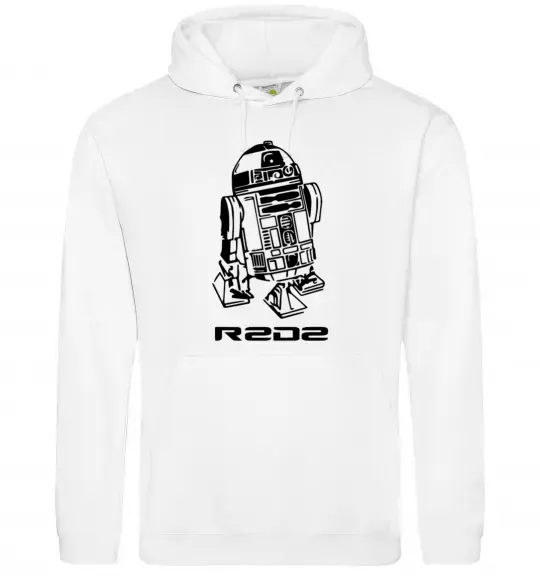 Женская толстовка (худи) R2D2 Белый фото