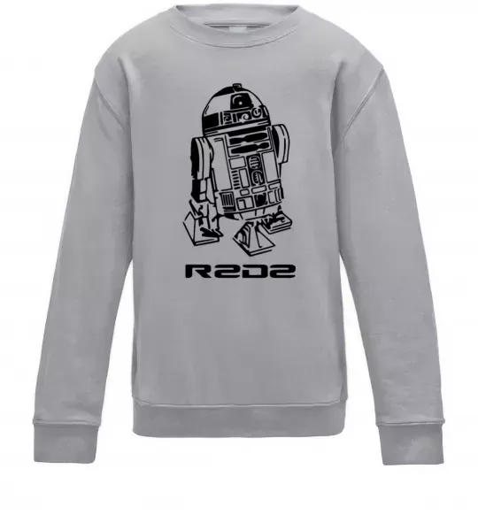 Детский Свитшот R2D2 Серый меланж фото