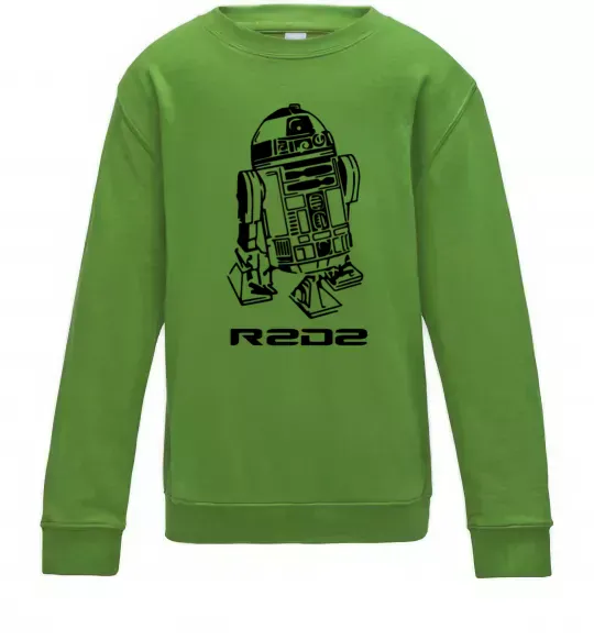 Детский Свитшот R2D2 Лаймовый фото
