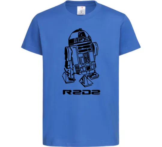 Дитяча футболка R2D2 Яскраво-синій фото