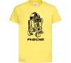 Дитяча футболка R2D2 Лимонний фото