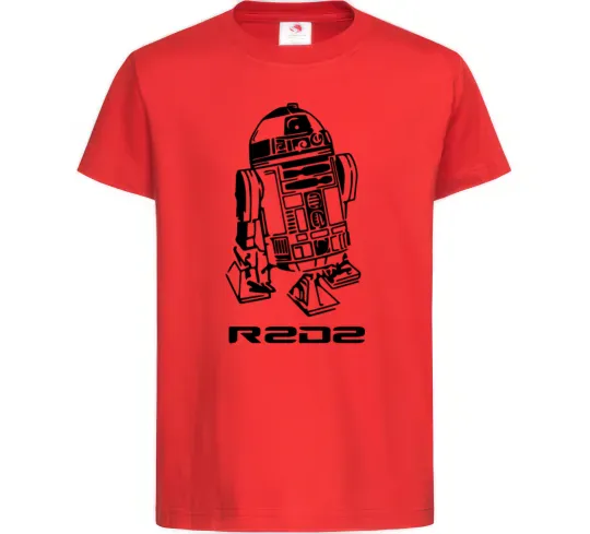 Дитяча футболка R2D2 Червоний фото